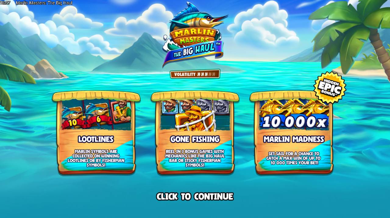 Marlin Masters The Big Haul (Hacksaw Gaming) Image 1